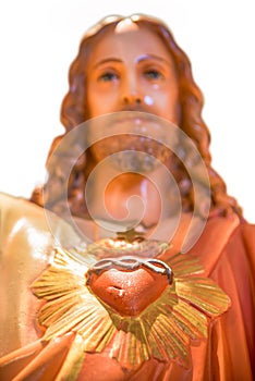 Sacred heart of Jesus statue