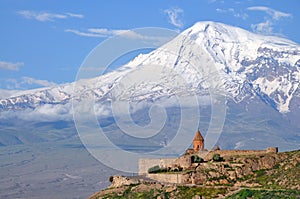 Sacred Khor Virap monastery photo