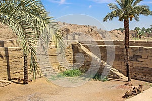 The Sacred Lake, also known as Cleopatra's Pool, at Dendera photo