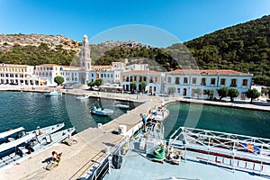 Sacred Monastery of Saint Archangel Michael the Panormitis. Symi island, Greece.