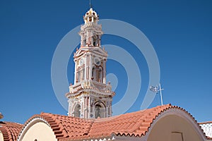 Sacred Monastery of Saint Archangel Michael the Panormitis, Symi island, Greece.