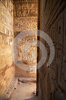 Sacred place in ancient temple, Egypt