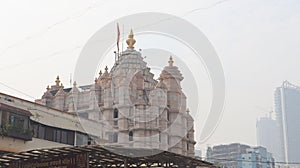 Sacred place of worship for hindus in Bombay- Siddhivinayak. Temple of elephant god Ganesha.