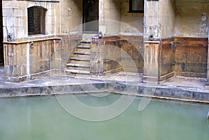 Sacred pool at the Roman Baths