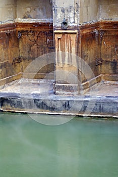 Sacred pool at the Roman Baths