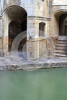 Sacred pool at the Roman Baths