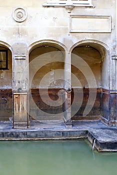 Sacred pool at the Roman Baths