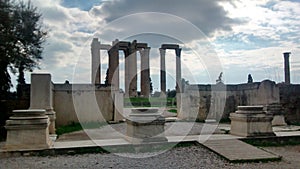 a sacred ruins in athens photo