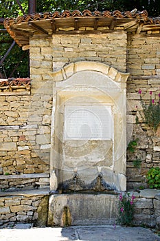 Sacred source in the Bulgarian village of Zheravna