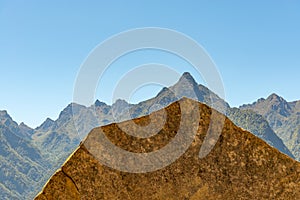 Machu Picchu Sacred Stone, Peru photo