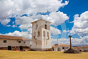 Sacred Valley ancient historical ruins in Cuzco Peru