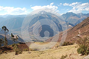 Sacred valley in peru