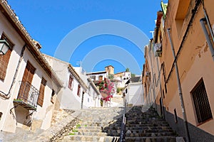 Sacromonte neighbourhood in Granada, Spain