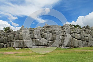 Sacsayhuaman citadel in Cuzco, Peru photo