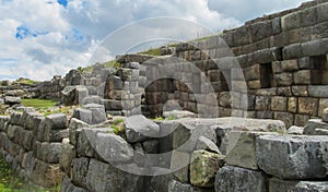 Sacsayhuaman inca city ruin