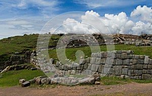 Sacsayhuaman inca city ruin