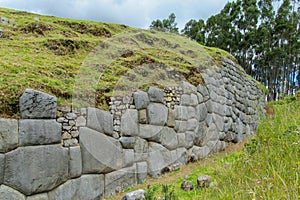 Sacsayhuaman inca city ruin