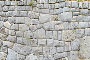 Sacsayhuaman inca city ruins wall