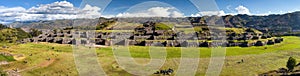 Sacsayhuaman, Inca ruins in Cusco or Cuzco town, Peru