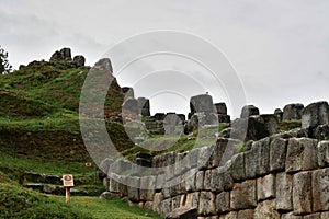 Sacsayhuaman Incan wall complex- Peru 104