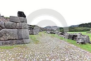 Sacsayhuaman Incan wall complex- Peru 157