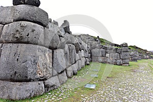 Sacsayhuaman Incan wall complex- Peru 159