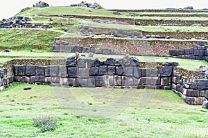 Sacsayhuaman Incan wall complex- Peru 7