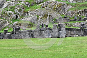 Sacsayhuaman Incan wall complex- Peru 86