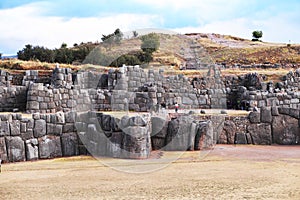 Sacsayhuaman, ruinas incas en Cusco,