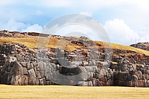 Sacsayhuaman, ruinas incas en Cusco, Peru photo