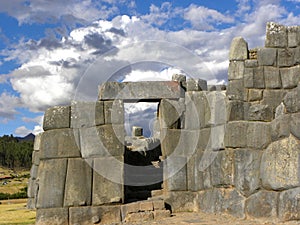 Sacsayhuaman Ruins,Cuzco, Peru.