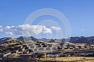 Sacsayhuaman ruins Cuzco Peru