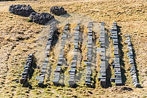 Sacsayhuaman ruins peruvian Andes Cuzco Peru