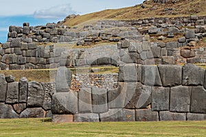 Sacsayhuaman, Saqsaywaman ancient historical ruins in Peru