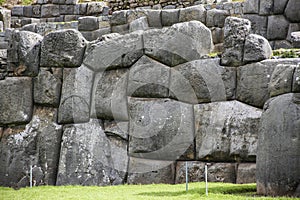 Sacsayhuaman walls, ancient inca fortress near Cuzco
