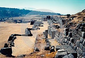 Sacswaiman temple in Cuzco, Peru