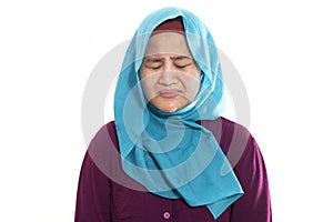 Sad Asian Woman Crying