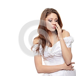 Sad bride