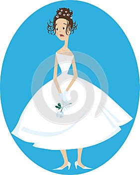 Sad bride