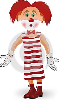 Sad clown