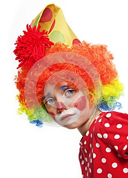 Sad clown