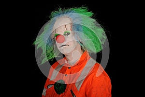 Sad clown
