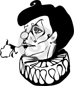 The sad clown