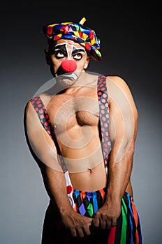 Sad clown