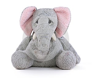 Sad elephant soft toy