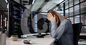 The Sad Female Web Developer