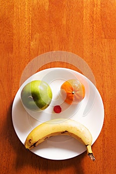 Sad Fruit Face Plate