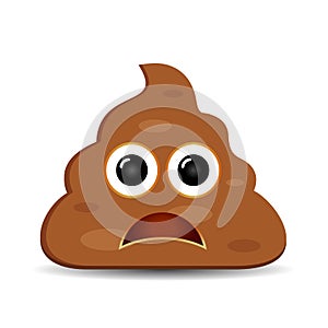Sad poop emoji photo