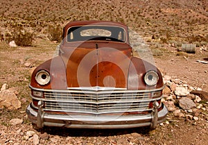 Sad Rusted Out Used Up Vintage Vehicle