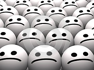 Sad smileys